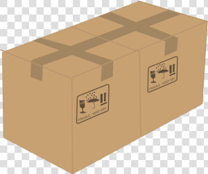 Box angle package Delivery  HD Png Download