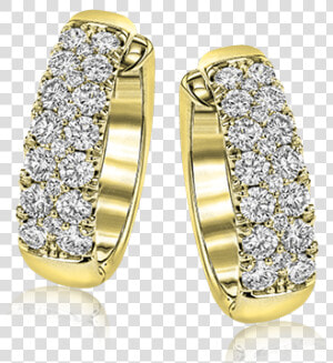 18k Yellow Gold Hoop Earrings The Diamond Shop  Inc   Earrings  HD Png Download