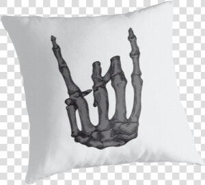 Grey Rock On Skeleton Hand   Faze Clan  HD Png Download