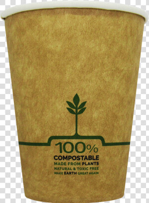 Natural Paper Coffee Cup  12oz  Eco friendly  HD Png Download