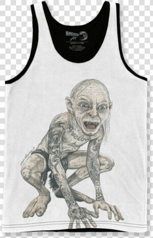 Inked   Gollum   Lord Of The Rings Tatyoo  HD Png Download