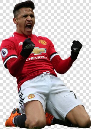 Transparent Football Referee Png   Alexis Sanchez Manchester United Png  Png Download