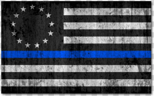 Betsy Ross Flag Thin Blue Line  HD Png Download