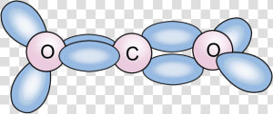 Kugelwolken Molekül Co2   Molekul Co2  HD Png Download