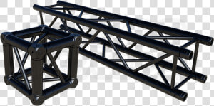 Black  Powder Coat  Truss  F34 Square Truss  Aluminum   Truss  HD Png Download