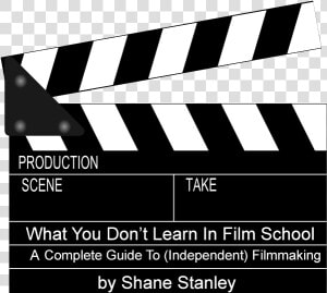 What You Don T Learn In Film School   Movie Clapper Board  HD Png Download