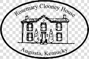 Rosemary Clooney House Logo Black 01  HD Png Download