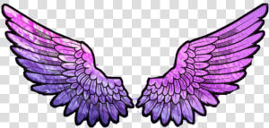  aesthetic  wings  angelwings  galaxy  pastel  purple   Eagle  HD Png Download