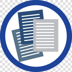 Transparent Blue Circle Icon Png   Circle Document Icon Png  Png Download