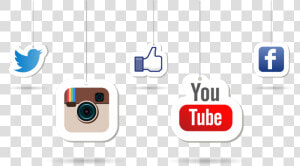 Instagram Facebook Twitter Youtube Icons  HD Png Download