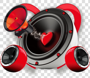 Loudspeaker Sound Computer File Stereo Ⓒ   Red Speaker Png  Transparent Png