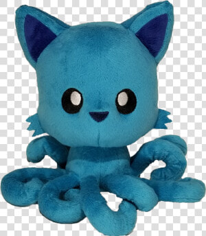 Paradise Blue Tentacle Kitty Class   Stuffed Toy  HD Png Download