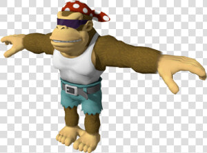 Cursed Image Meme T Pose   Png Download   Funky Kong Transparent  Png Download