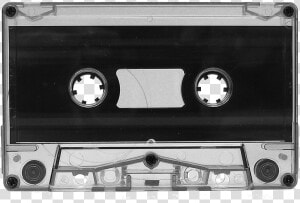 Audio Cassette Black Label   Cassette Png  Transparent Png