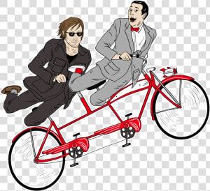 Tandem Bicycle  HD Png Download