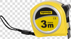 Tape Measure yellow measuring Instrument tool   Measure Tape Top Png  Transparent Png