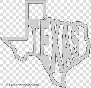 Stencil Texas Shape Template  HD Png Download