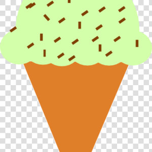 Ice Cream Cone Clip Art Ice Cream Cone With Sprinkles   Small Cartoon Ice Cream Cone  HD Png Download