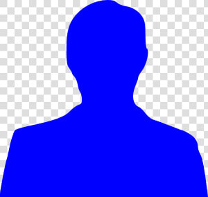 Blue Person Outline Svg Clip Arts   Shadow Outline Of A Person  HD Png Download