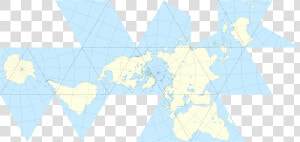 Fuller Projection   A1 Dymaxion Map  HD Png Download