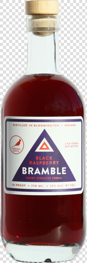 Bramble 750ml Cutout   Cardinal Spirits Bramble Vodka  HD Png Download