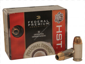 40 S amp w Hst Jhp   Federal Premium  HD Png Download