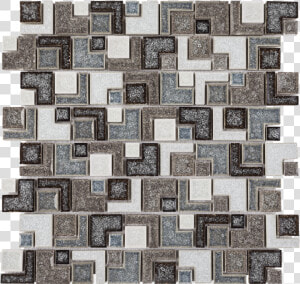 Rpc 13 Brown  amp  Green Cracked Glass Maze Random Mosaic   Tile  HD Png Download