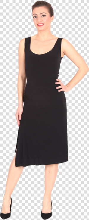 Sexy Tango Dress With Back Straps   Little Black Dress  HD Png Download