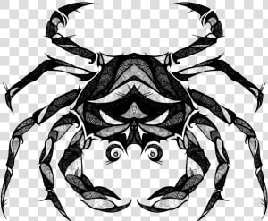 Zodiac Drawing Crab   Signs Of The Zodiac  HD Png Download