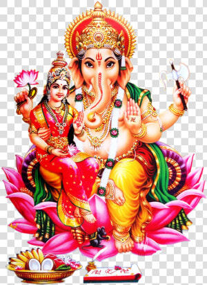 Transparent Ganesha Lakshmi Krishna Religion Mythology  HD Png Download