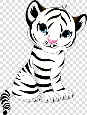 Transparent Tiger Cartoon Png   Cute Baby Tiger Coloring Pages  Png Download