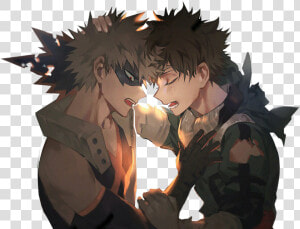 Наклейка Katsuki Bakugou X Izuku Midoriya » Boku No  HD Png Download