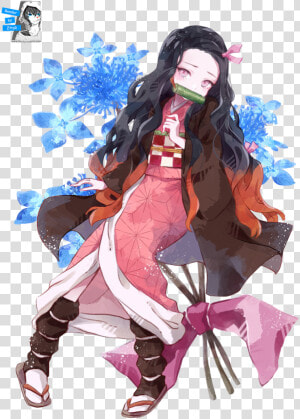  kimetsunoyaiba  demonslayer  nezuko  tanjiro  tanjirou   Kimetsu No Yaiba Render  HD Png Download