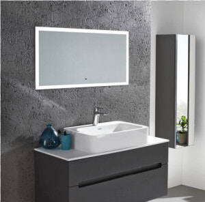 Roper Rhodes Ultra Slim Depth Led Bathroom Mirror 1000mm   Bathroom  HD Png Download