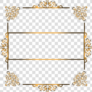 Luxury Ornament Background Png   Luxury Frame Vector Png  Transparent Png