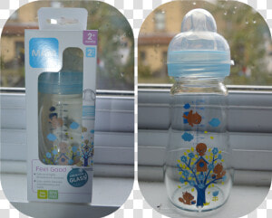 Mam Glass Baby Bottle  HD Png Download