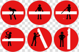 Stick Figure  Road Sign  Traffic Sign  Action  Isolated   Direction Road Signs  HD Png Download