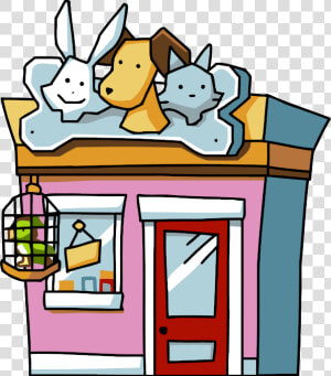 Pet Store   Cartoon Clipart Pet Shop  HD Png Download