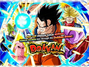 Transparent Gohan Png   Dokkan Battle Str Ultimate Gohan Banner  Png Download