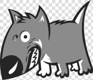 Angry Dog Animal Free Black White Clipart Images Clipartblack   Angry Dog Clip Art  HD Png Download