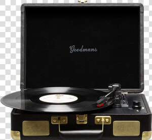 Record Player Png   Goodmans Black Record Player  Transparent Png