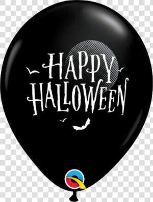 Halloween Moon  amp  Bats Balloons   Balloon  HD Png Download