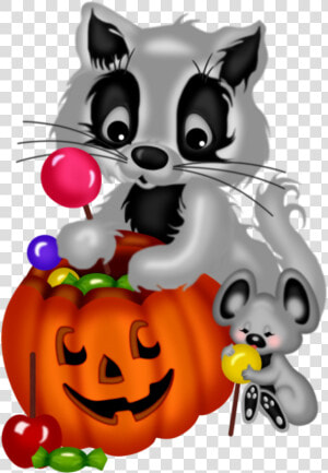 Tubes Animaux Halloween Png   Cartoon  Transparent Png