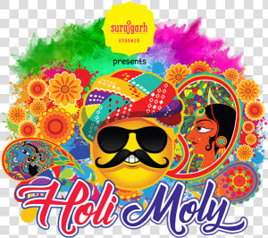 Holi Event In Gurgaon 2019  HD Png Download