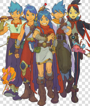 Ryu Of Each Game   Breath Of Fire Ryu  HD Png Download