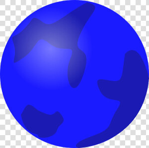 3d Globe Blue Svg Clip Arts   Sphere  HD Png Download