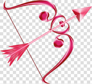  cupid  bow  arrow  ninagarman  freetoedit   Pink Bow And Arrow Png  Transparent Png