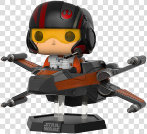 Poe Dameron With X wing   Funko Pop Poe Dameron X Wing  HD Png Download