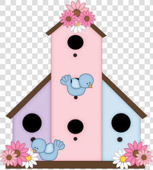 Cute Birdhouse Clipart Free Images Clipartandscrap   Cute Bird House Images Clipart  HD Png Download