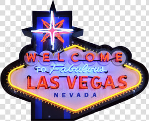 Welcome To Fabulous Las Vegas Neon Sign In Shaped Steel   Neonetics Las Vegas Sign  HD Png Download